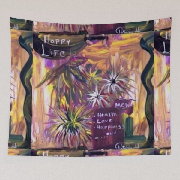 Item preview, Happy Life Artwork with Positive Insight designed and sold by PATRICIA HOUSTON.