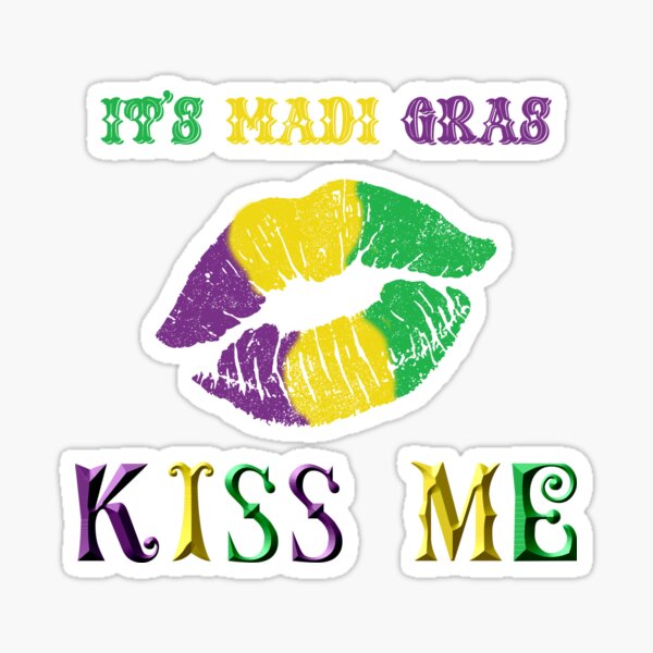 Mardi Gras Stickers for Sale