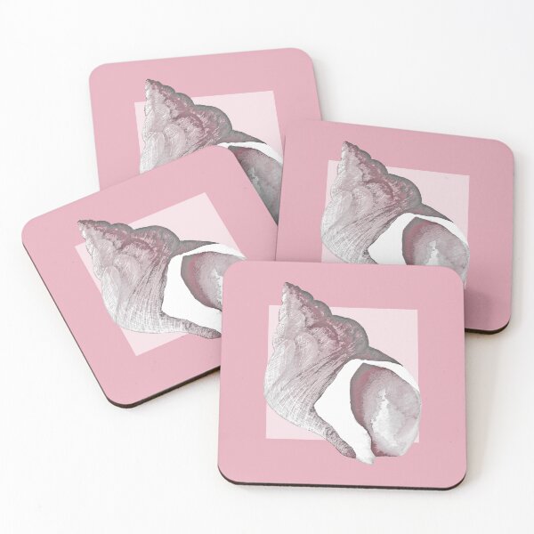 Item preview, Whelk shell in rose designed and sold by LisaLeQuelenec.