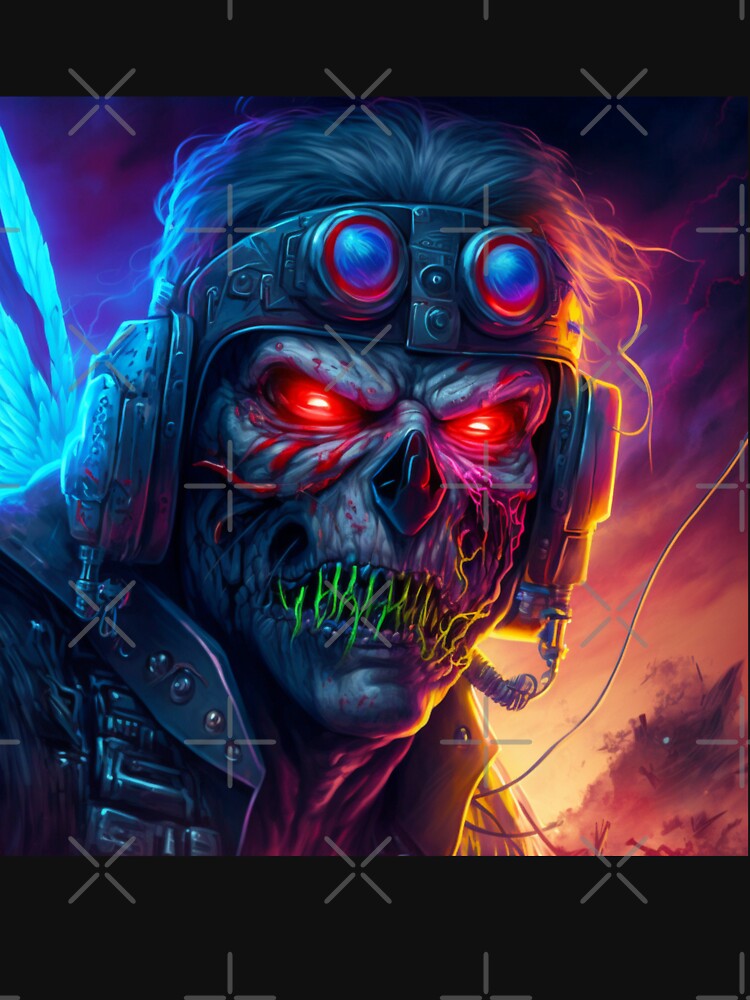 "ZOMBIE IRON MAIDEN (version 9)" Tshirt for Sale by DreamMeArt Redbubble music tshirts