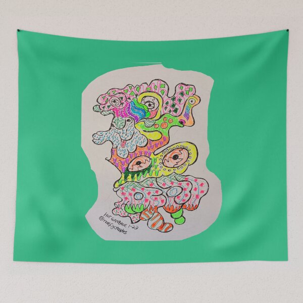 Item preview, Nasty Monster 1 designed and sold by Discordant Dreams Art.