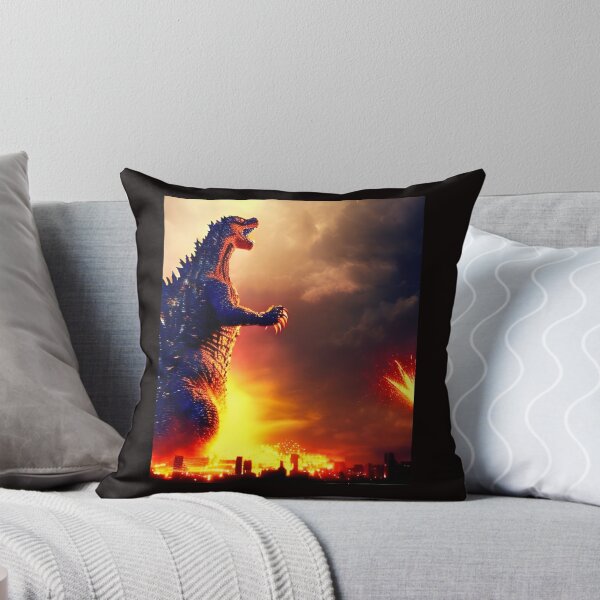 Item preview, Giant lizard destroys city designed and sold by MarcoSc11.