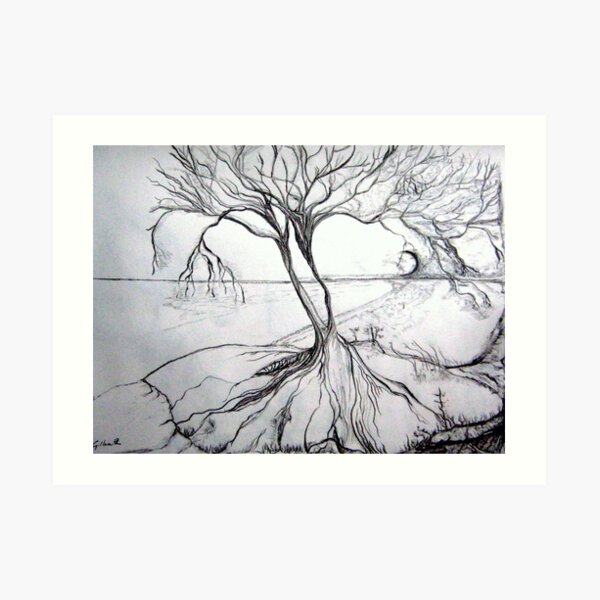 Two Tree Island Art Print