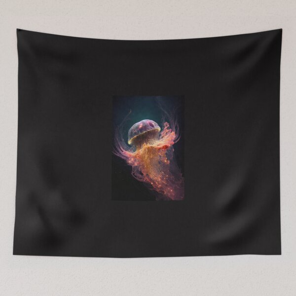 Item preview, Jellyfish Aurora: A celestial display of oceanic art designed and sold by AstralArtisan.