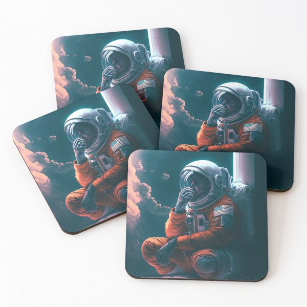 Item preview, Astronaut thinking deep designed and sold by ramith-concept.