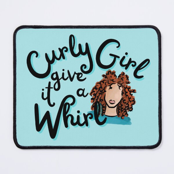 Item preview, Curly Girl - Give it a Whirl (Red) designed and sold by Curly-Cuties.