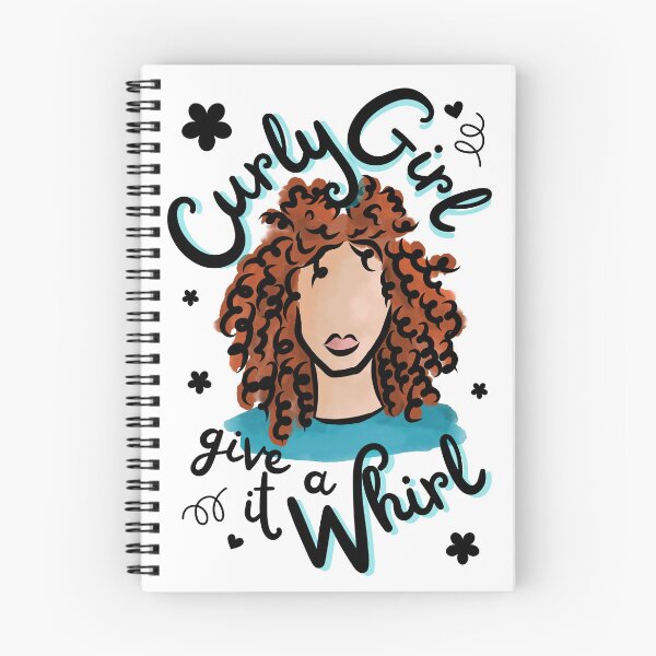 Item preview, Curly Girl - Give it a Whirl (Red) designed and sold by Curly-Cuties.