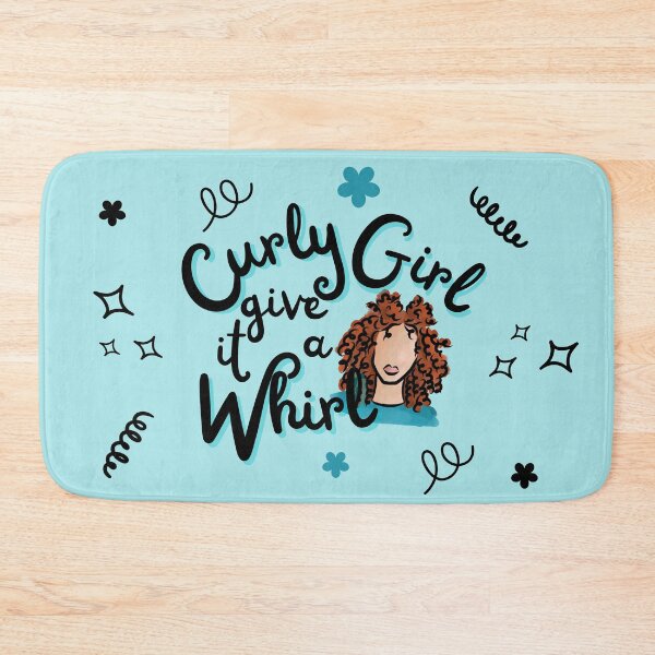 Item preview, Curly Girl - Give it a Whirl (Red) designed and sold by Curly-Cuties.