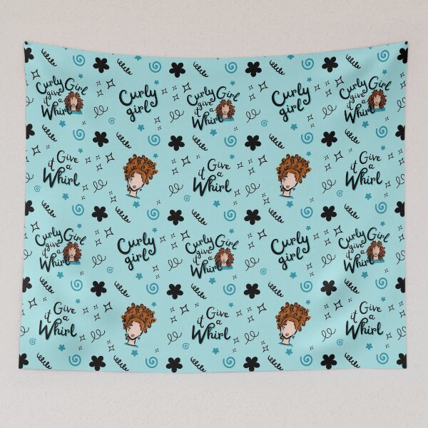 Item preview, Curly Girl - Give it a Whirl (Red) designed and sold by Curly-Cuties.
