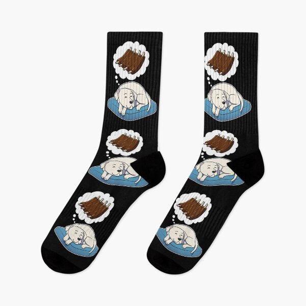 Item preview, Dogo Argentino dreaming about Barbecue Ribs designed and sold by DoggieDelights.