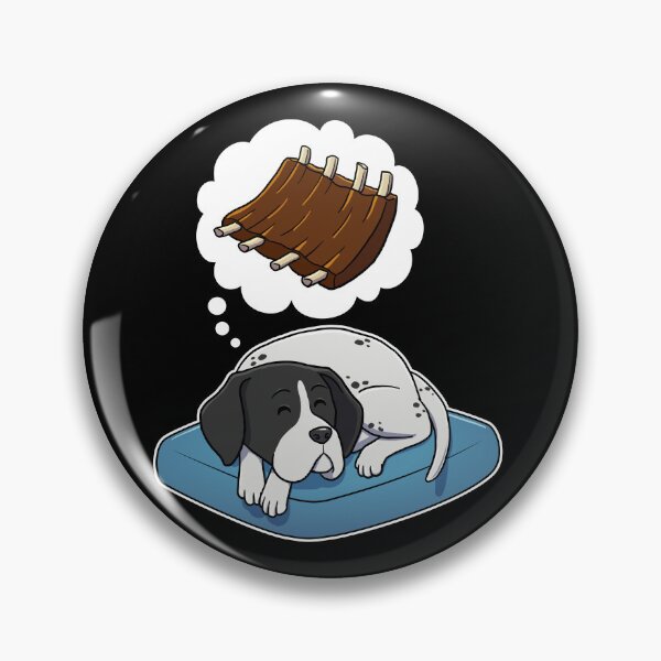 Artikelvorschau, English Pointer dreaming about Barbecue Ribs entworfen und verkauft von DoggieDelights.