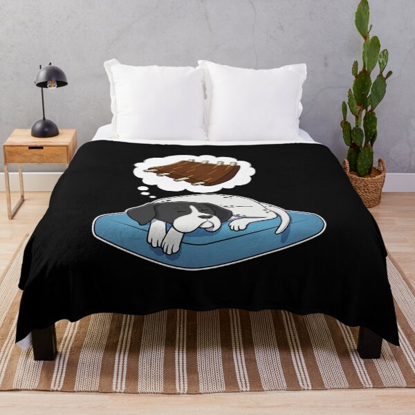 Item preview, English Pointer dreaming about Barbecue Ribs designed and sold by DoggieDelights.