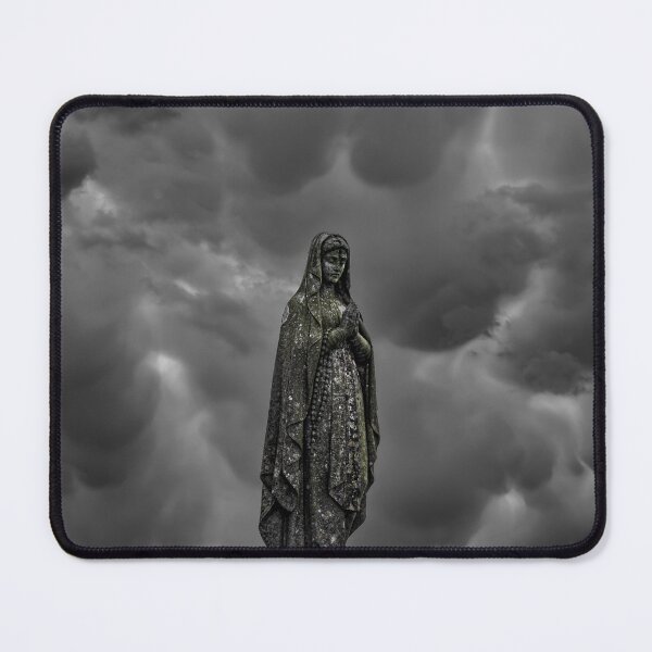 Item preview, A statue of the Virgin Mary praying at The Rock of Cashel, also known as Cashel of the Kings and St. Patrick's Rock, is a historic site located at Cashel, County Tipperary, Ireland designed and sold by AlbertMi.