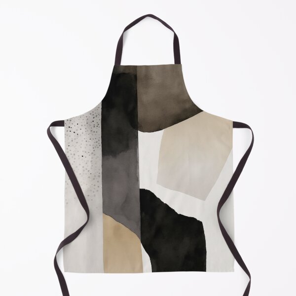 Item preview, Black and Beige Modern Abstract Art designed and sold by EcoArtLab.