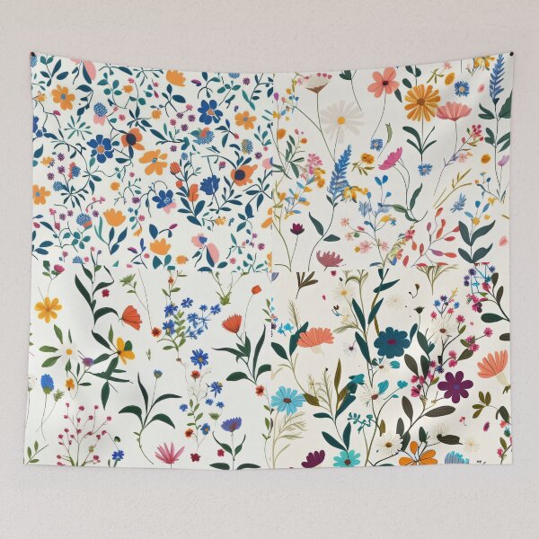 Item preview, Retro summer floral pattern designed and sold by JustHitPlay.