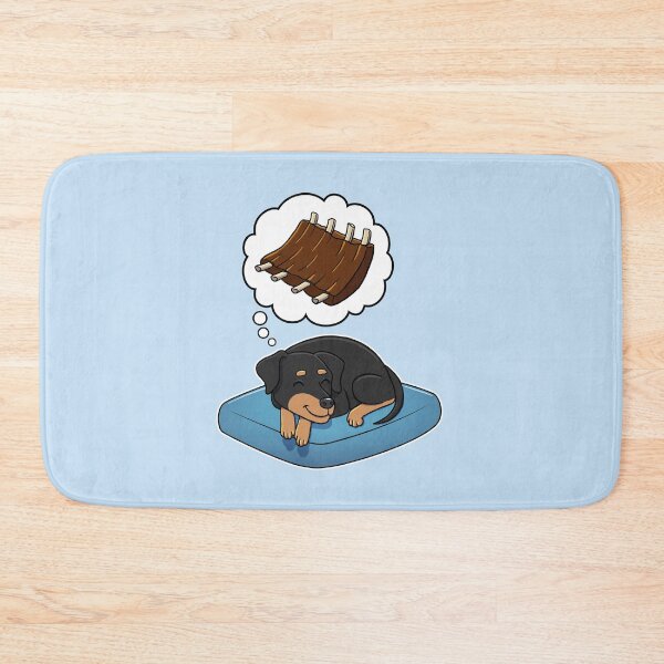 Item preview, Miniature Pinscher dreaming about Barbecue Ribs designed and sold by DoggieDelights.