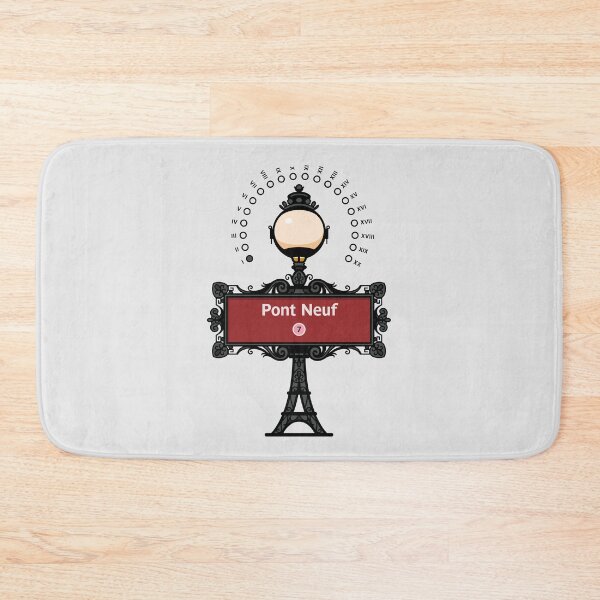 Item preview, Paris France Metro Sign Eiffel Tower - Pont Neuf designed and sold by ClickForMore.