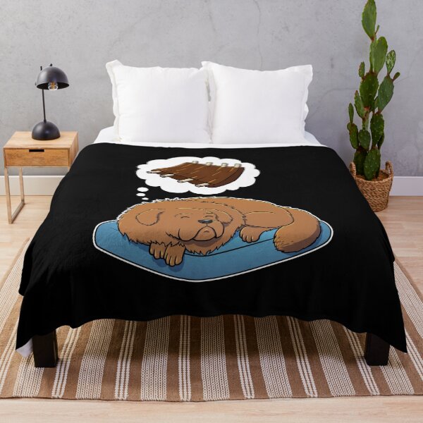 Item preview, Tibetan Mastiff dreaming about Barbecue Ribs designed and sold by DoggieDelights.