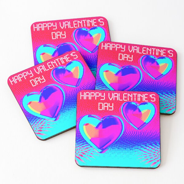 Item preview, Neon Psychedelic Valentine’s Day Blue Heart Love designed and sold by Vividality.