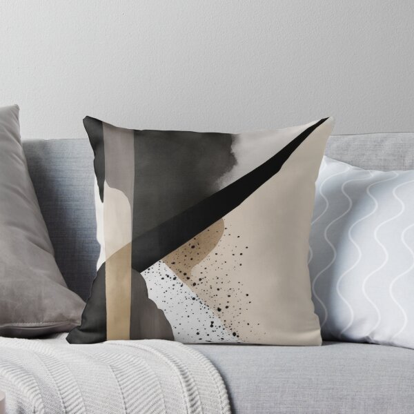 Item preview, Abstract Black and Beige Art designed and sold by EcoArtLab.