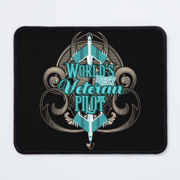 Item preview, World's Best Veteran Pilot - Aqua Green designed and sold by SpicyAviator.