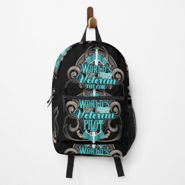 Item preview, World's Best Veteran Pilot - Aqua Green designed and sold by SpicyAviator.
