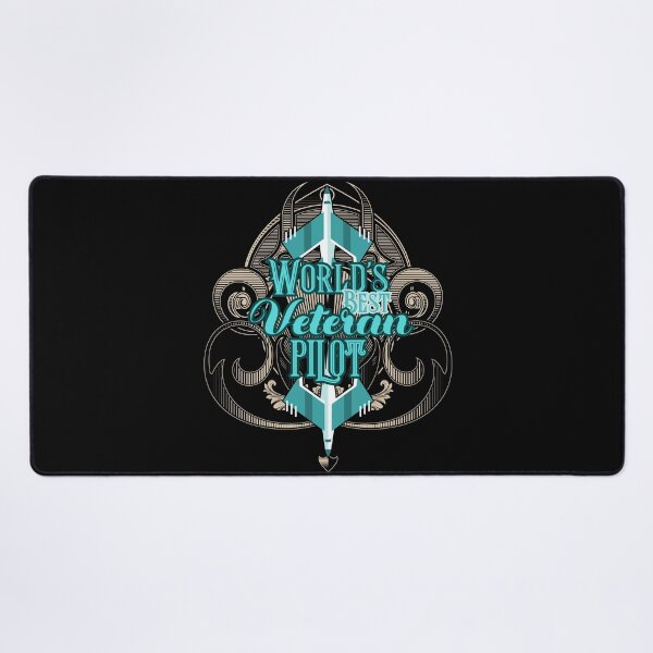 Item preview, World's Best Veteran Pilot - Aqua Green designed and sold by SpicyAviator.