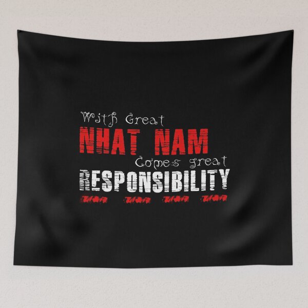 Item preview, Con gran Nhat Nam viene una gran responsabilidad designed and sold by MartialArtsNerd.