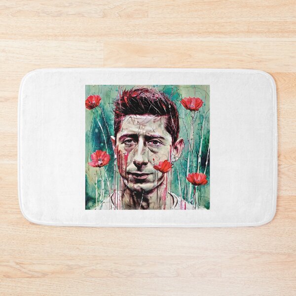 Item preview, Robert Lewandowski with poppies designed and sold by bogfl.