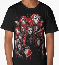 Jason Voorhees (Many faces of) Long T-Shirt