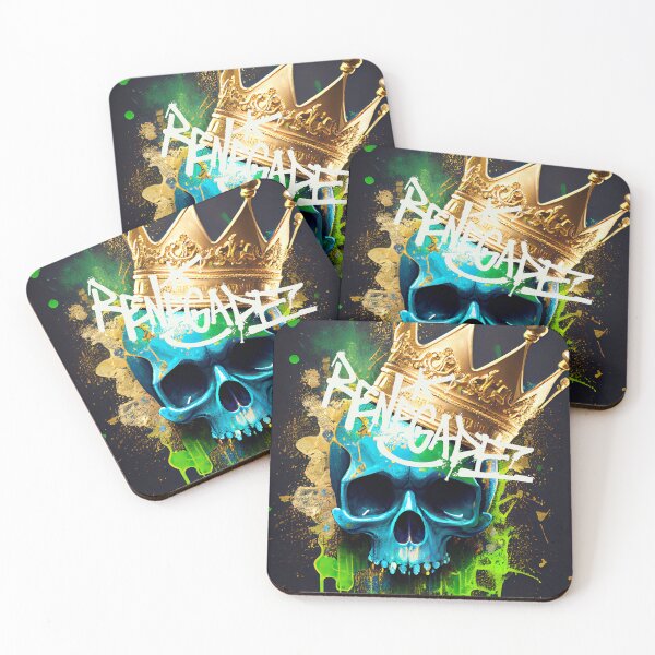 Item preview, Graffiti Style - Skull & Golden Crown Street Art designed and sold by The-Dark-Art.