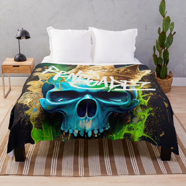 Item preview, Graffiti Style - Skull & Golden Crown Street Art designed and sold by The-Dark-Art.