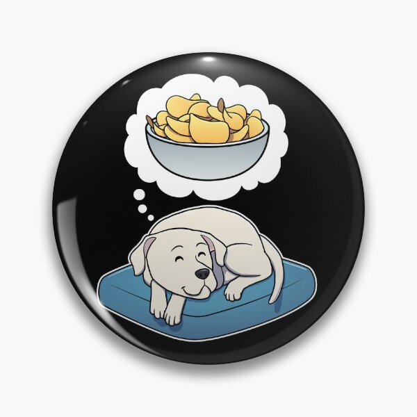 Item preview, Dogo Argentino dreaming about Potato Chips designed and sold by DoggieDelights.