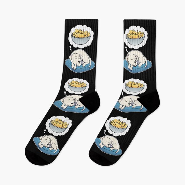 Item preview, Dogo Argentino dreaming about Potato Chips designed and sold by DoggieDelights.