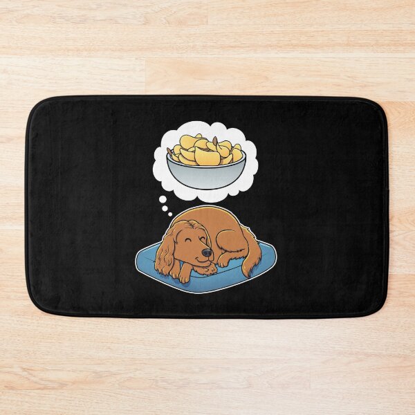 Item preview, English Cocker Spaniel dreaming about Potato Chips designed and sold by DoggieDelights.