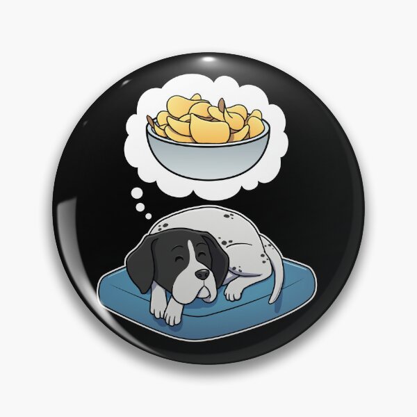 Artikelvorschau, English Pointer dreaming about Potato Chips entworfen und verkauft von DoggieDelights.