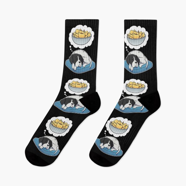 Item preview, English Pointer dreaming about Potato Chips designed and sold by DoggieDelights.