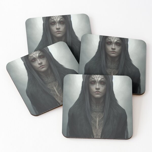 Item preview, DARK WITCH IN FRONT OF THE MOON AND GREY SKY designed and sold by chatzous.