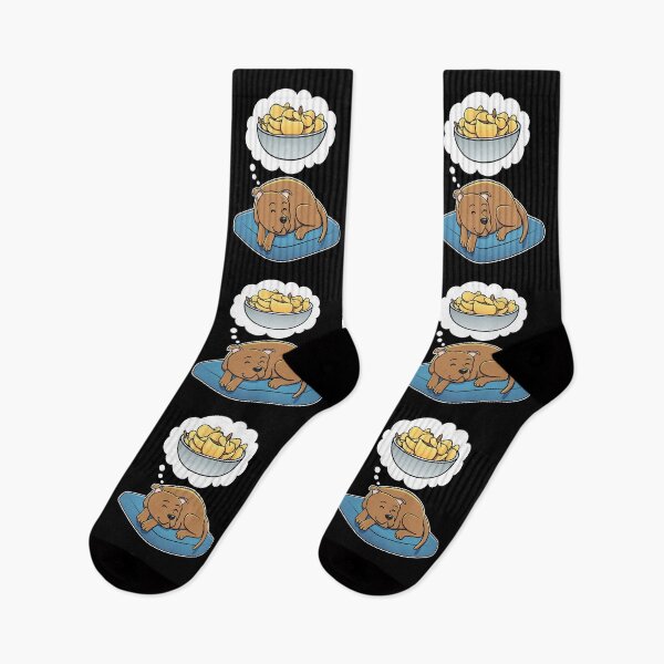 Item preview, Staffordshire Bull Terrier dreaming about Potato Chips designed and sold by DoggieDelights.