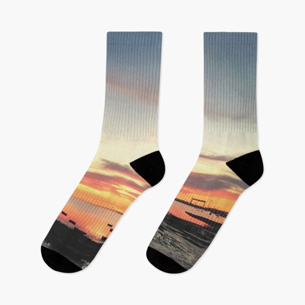 Item preview, Colorful sunset pink orange purple by the ocean in Spain designed and sold by Polunytsya.