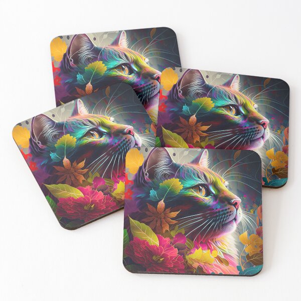 Item preview, Willow The Tabby Cat and The Flower Collection 2 designed and sold by idreamaboutcats.