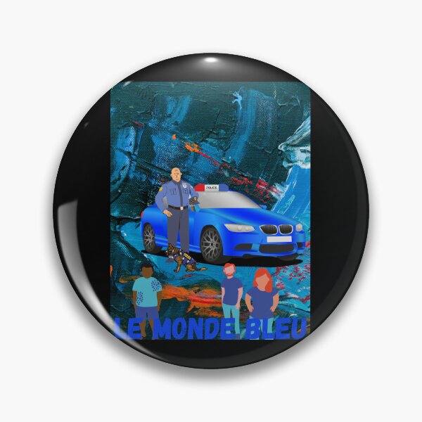 Item preview, Le Monde Bleu designed and sold by CannyGoods.