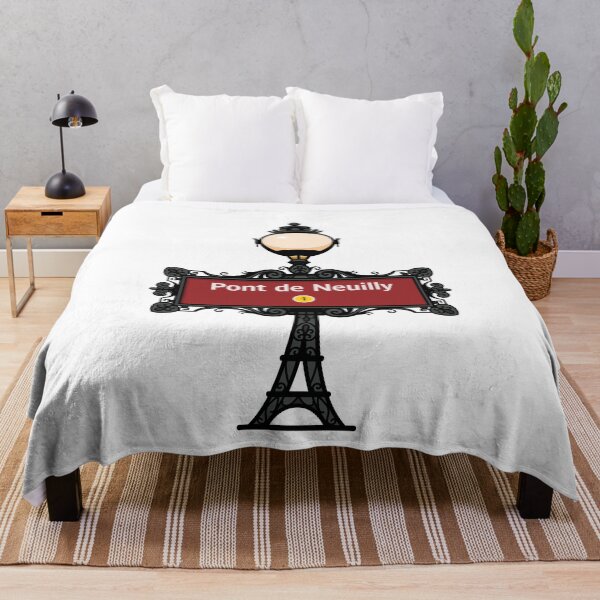 Item preview, Paris France Metro Sign Eiffel Tower - Pont de Neuilly designed and sold by ClickForMore.