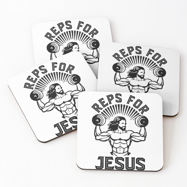 Item preview, Reps for Jesus: Motivational Christian Art. Black designed and sold by Findyourmerch.