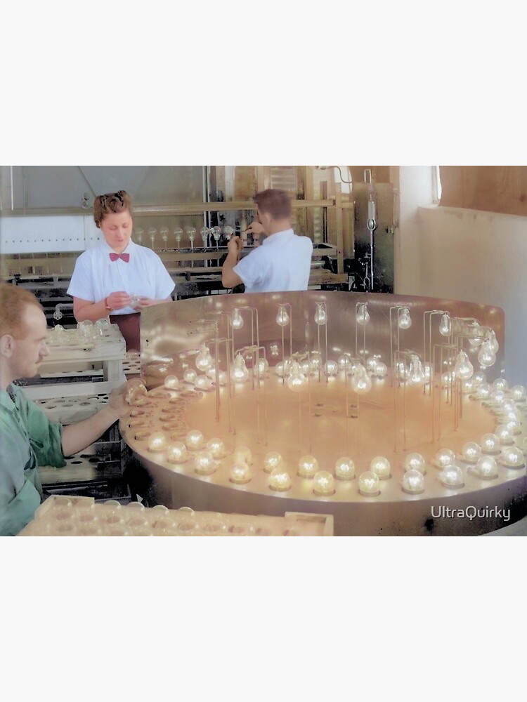 Thumbnail 7 of 7, Framed Art Print, Israel, Tel Aviv. Light Bulb Factory. 1939. designed and sold by UltraQuirky.