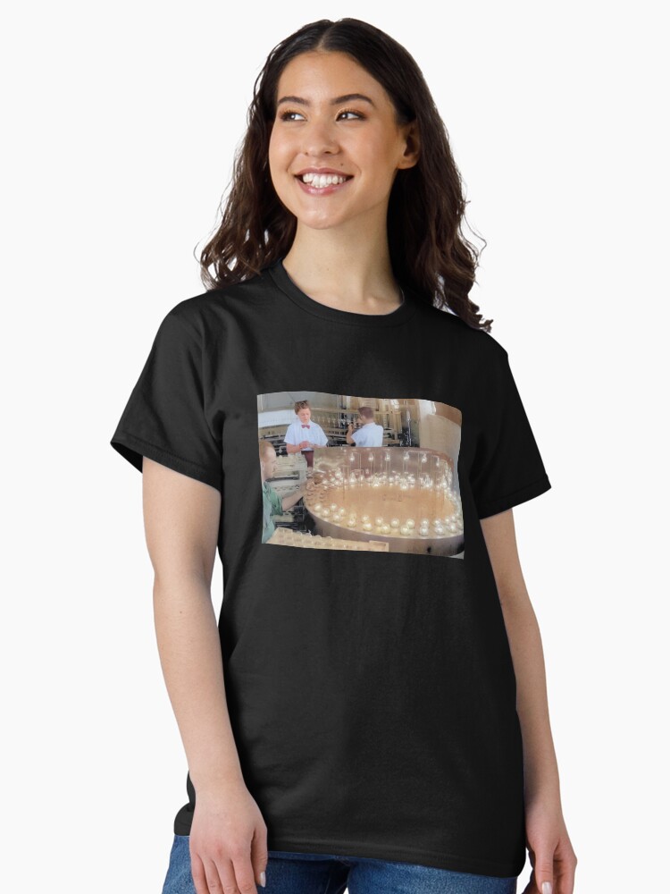 Thumbnail 2 of 7, Classic T-Shirt, Israel, Tel Aviv. Light Bulb Factory. 1939. designed and sold by UltraQuirky.