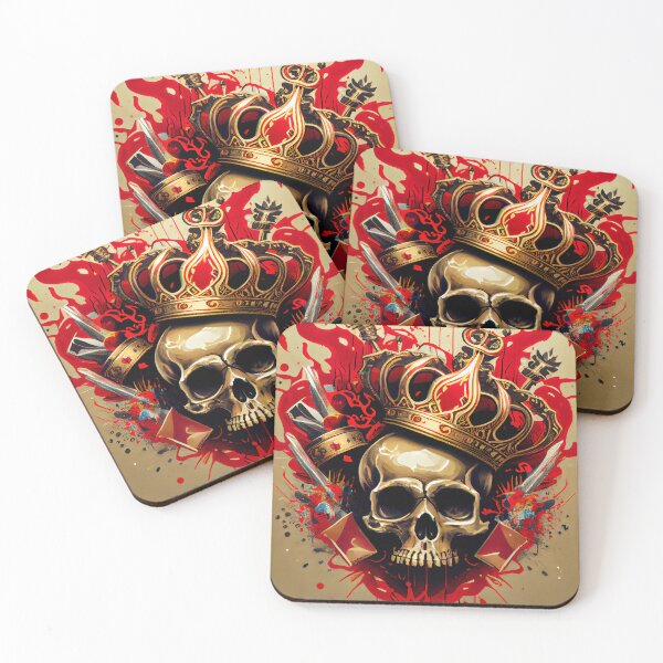 Item preview, Graffiti Style - Skull & Golden Crown Street Art designed and sold by The-Dark-Art.
