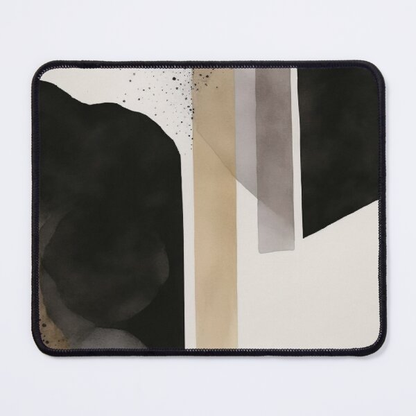 Item preview, Contemporary Black and Beige Abstract designed and sold by EcoArtLab.