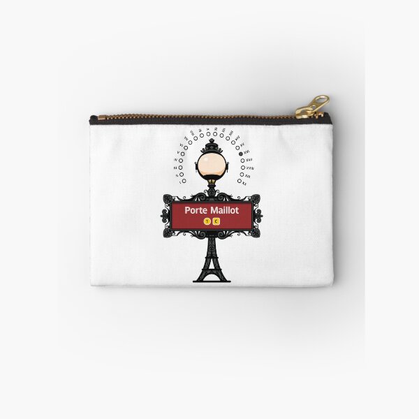 Item preview, Paris France Metro Sign Eiffel Tower - Porte Maillot designed and sold by ClickForMore.