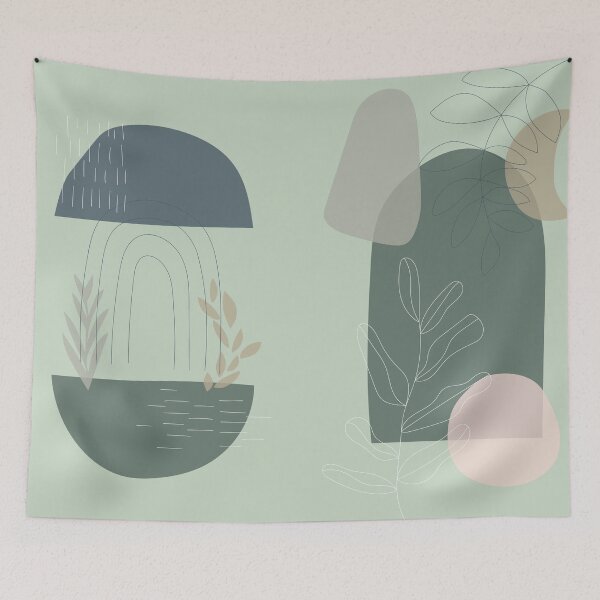 Item preview, Boho abstract - mint designed and sold by perfektdesign.